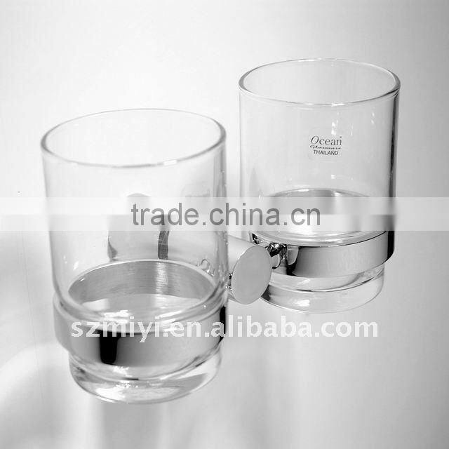 bathroom tumbler and toothbrush holder