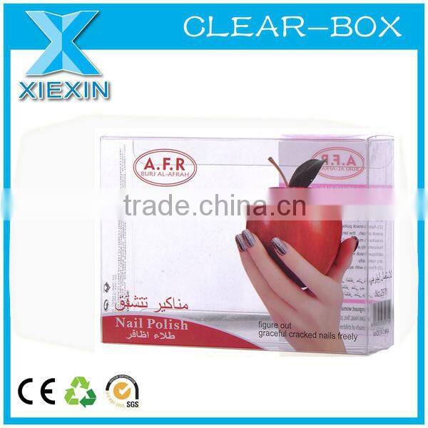 cheap discount PVC printing clear face mask packaging box