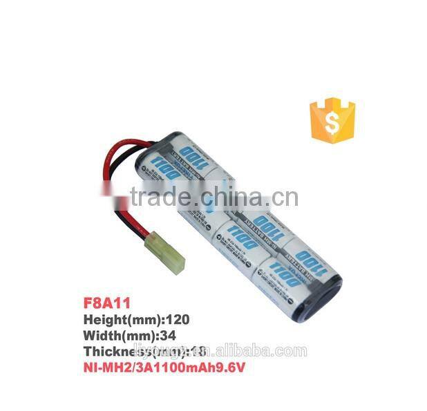 BEST PRICE!!! FireFox high Power 9.6V 1100mah NI-MH rechargeable battery