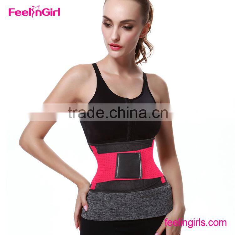 Double Compression Neoprene Body Shaper Vest with Belt