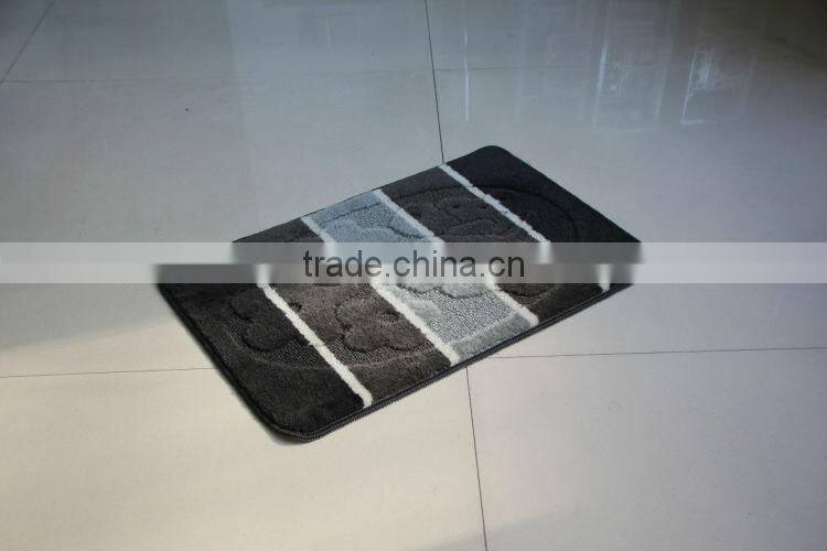 washroom floor mat with anti-slip TPR base