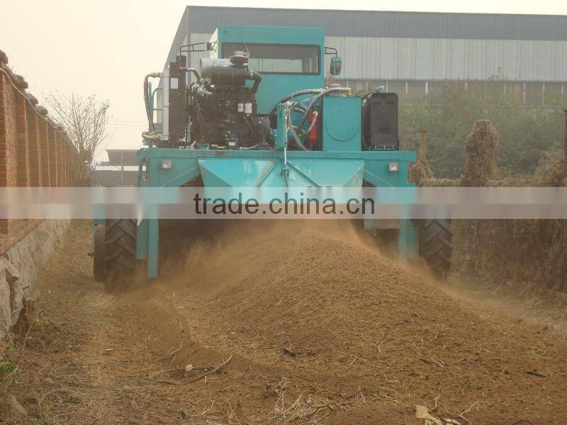 6-Cylinder Driven Self-propelled Compost Mixing machine/ fertilizer compost making machine,top quality Compost Turner ZF950