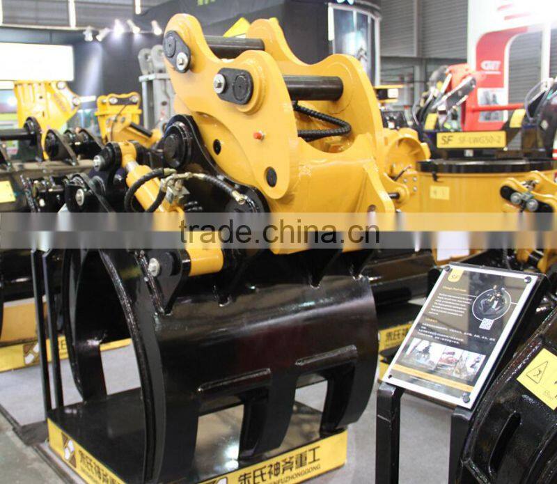 SF log grab/ timber grab/ hydraulic grab/ rotating grab fit for excavator or loader