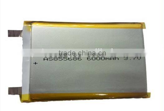 high quality 6000mah li polymer battery
