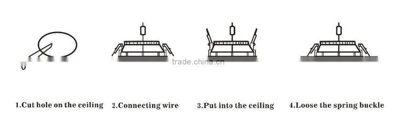 LED Panel light 4W 105mm SMD3528 Warm White Round led panel lighting