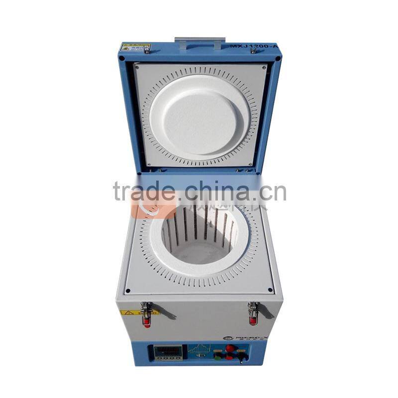 1200c high temperature lab programmable crucible furnace for sale