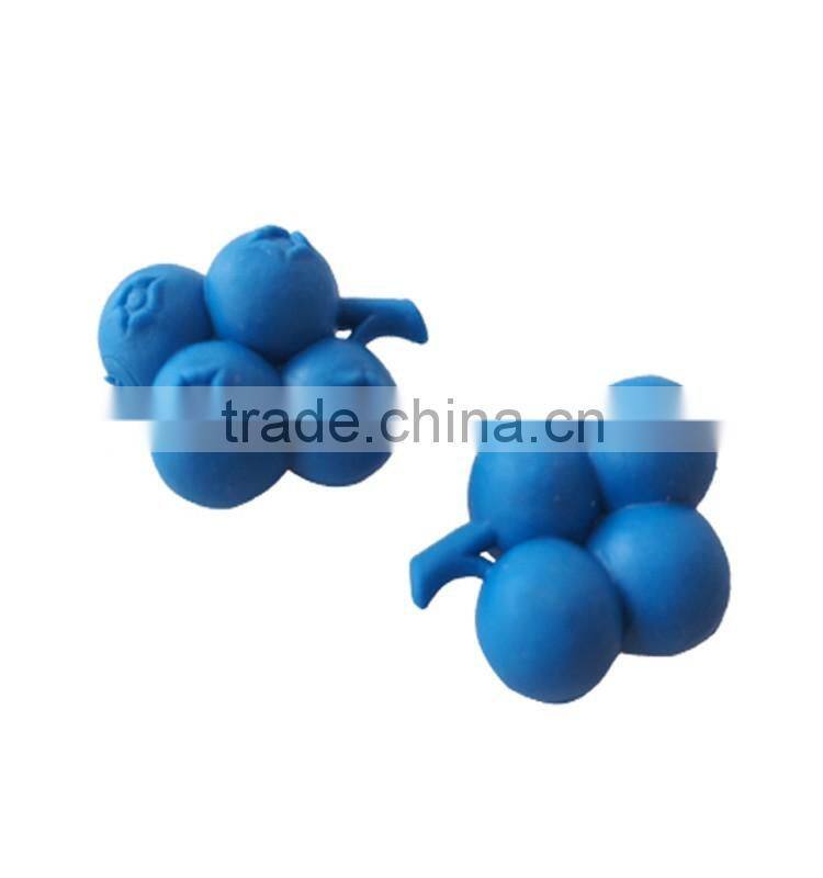 Small MOQ Educational Toy Fruit Blueberry Set With 6colors 6shapes 108PCS Per Set