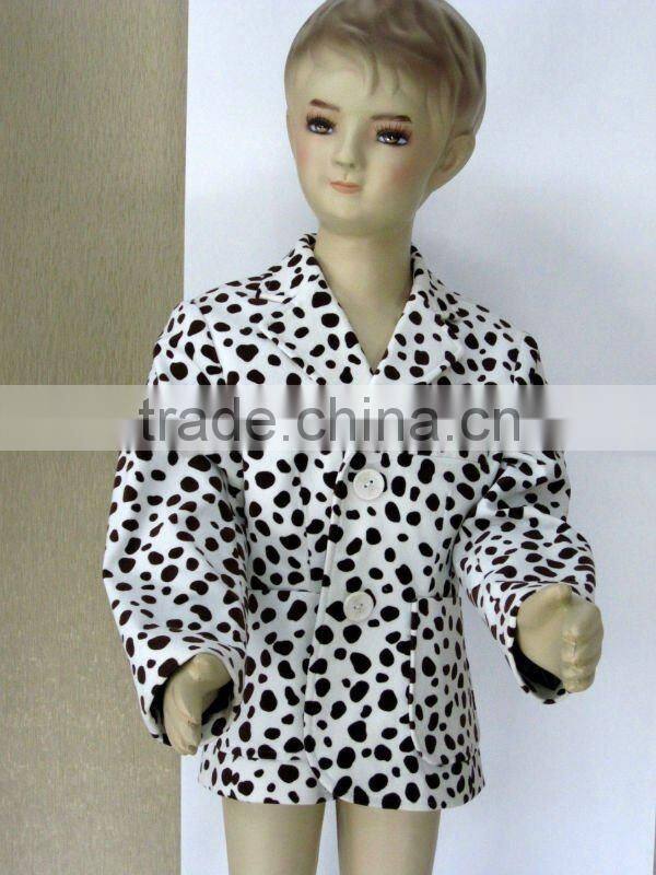 100%cotton printed velvet fabric for garment