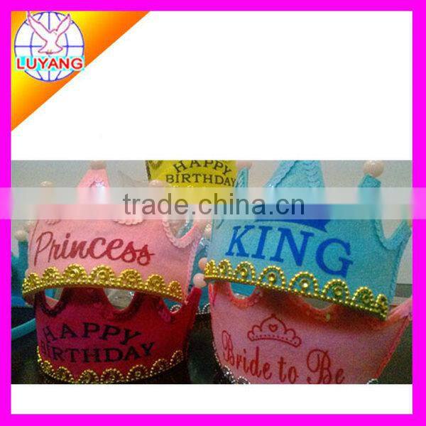 Party Crown Hat with LED Party Birthday Glow Flash King Princess King Headband Hat ,Festival Decors Favors Crown Princess at