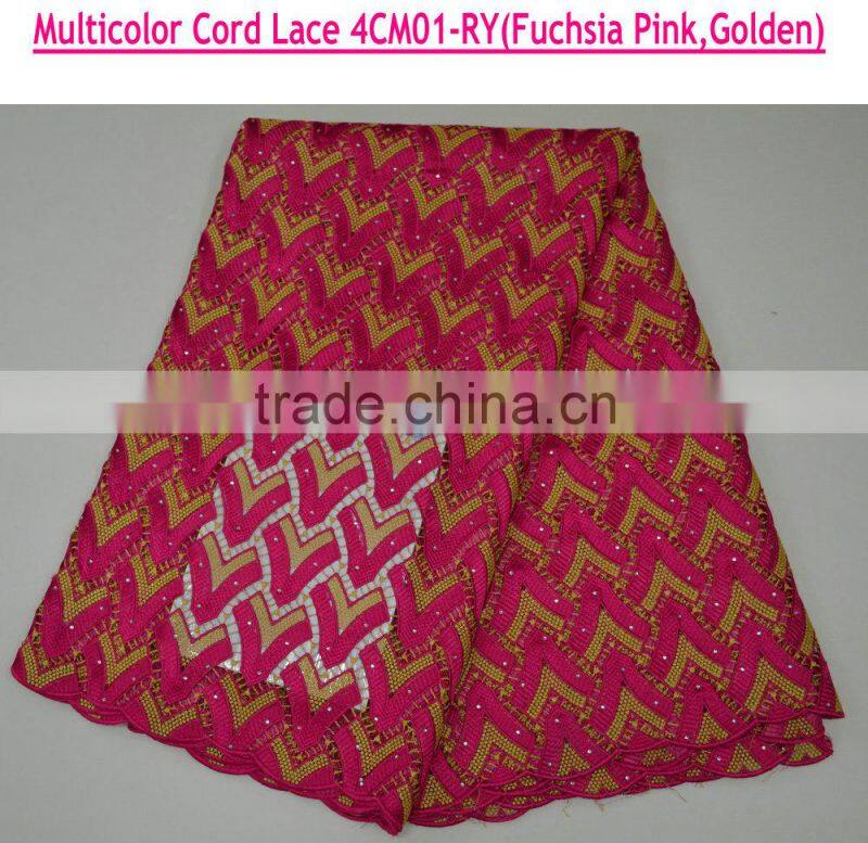 Mesh sequins stones lace fabrics embroidery african lace fabrics trim embroidery african cord lace fabric