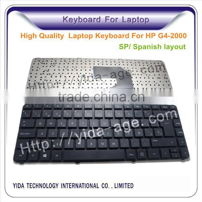 High Quality Spanish laptop keyboard for HP G4-2000 with low price