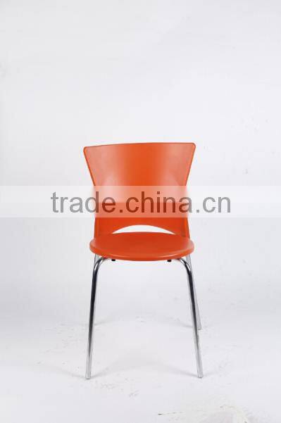 wholesale STACKABLE plastic armless restaurant dining chairs for small cafe 1054b