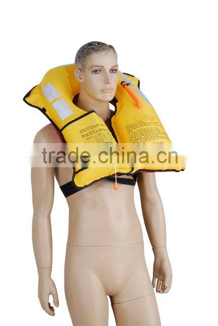 solars approved auto and manual inflatable life jacket personal flotation device (PFD) with(HIT) Hydrostatic Inflator Tecnology