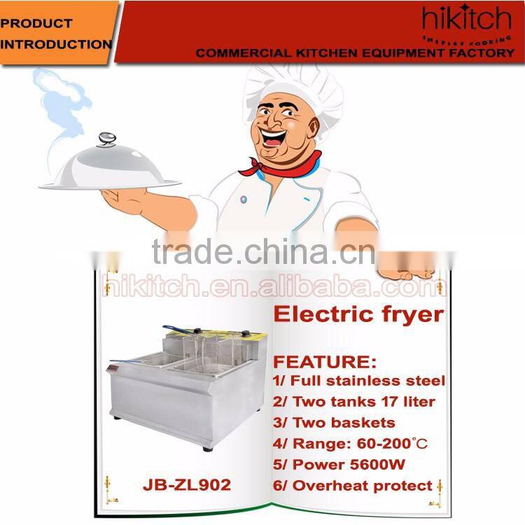 Desktop deep fryer electric steak chicken fryer fast food cooking equipment