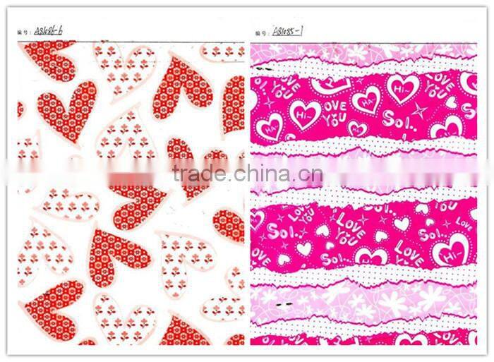 letter D design of metallic heat transfer foil