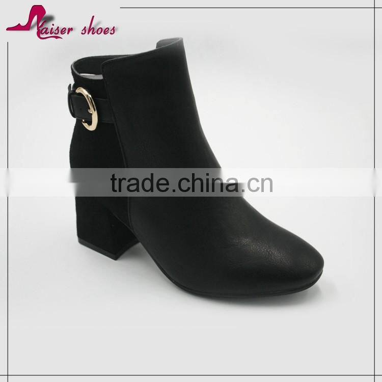 young lady fashion ankle boots women leather boots