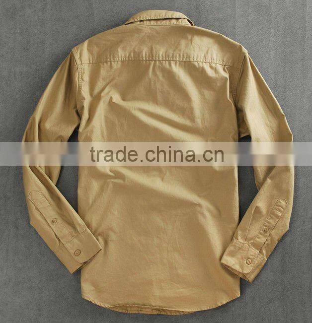 BDU long sleeves 95% cotton fashion men dress shirt military shirts