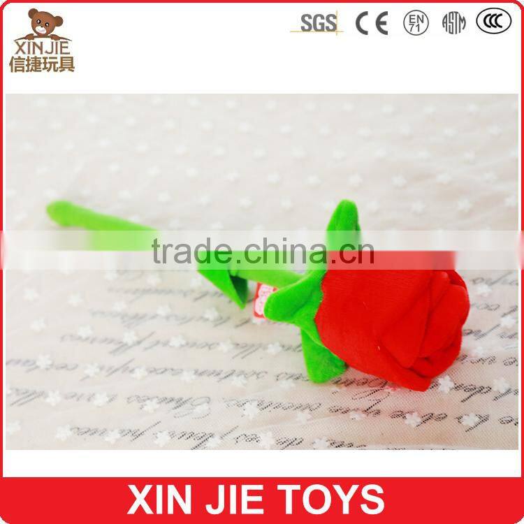nice plush rose toy soft blue rose toy good quality stuffed rose toy