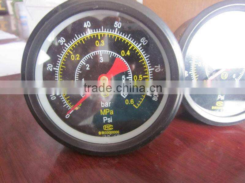 be used on test bench, super quality air filled pressure gauge, competitive price