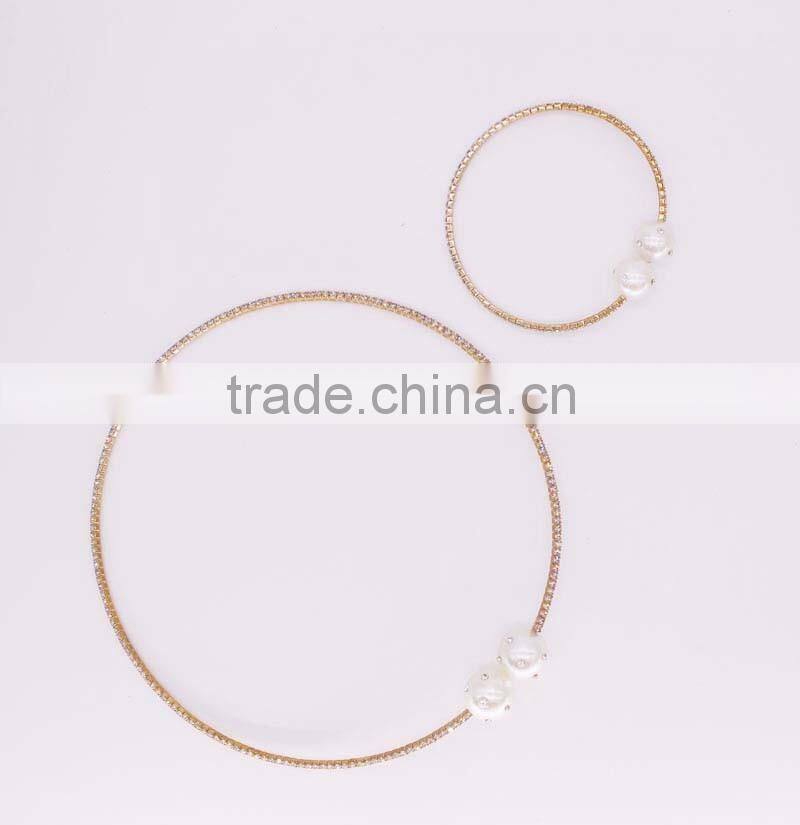 Online Shopping Promotional Prices white gold necklace set price in malaysia GJ-080