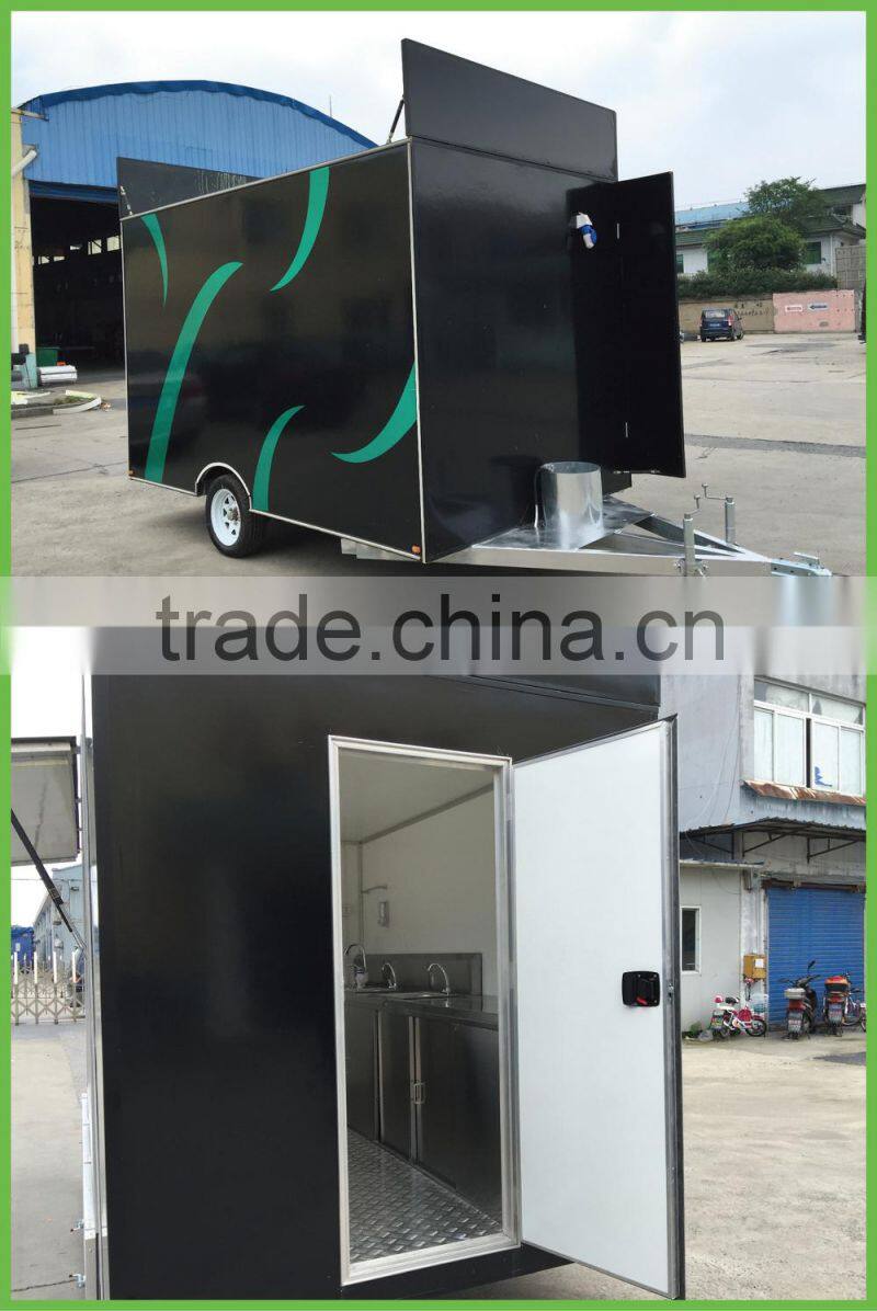 FV-55 trailer fast food food van trailer electric food tricycle