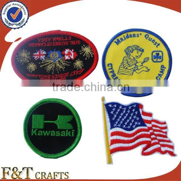 OEM factory cheap wholesale companyfabric logo patch