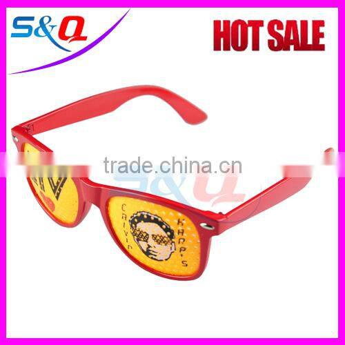 Custom Black Pinhole Glasses with custom logo