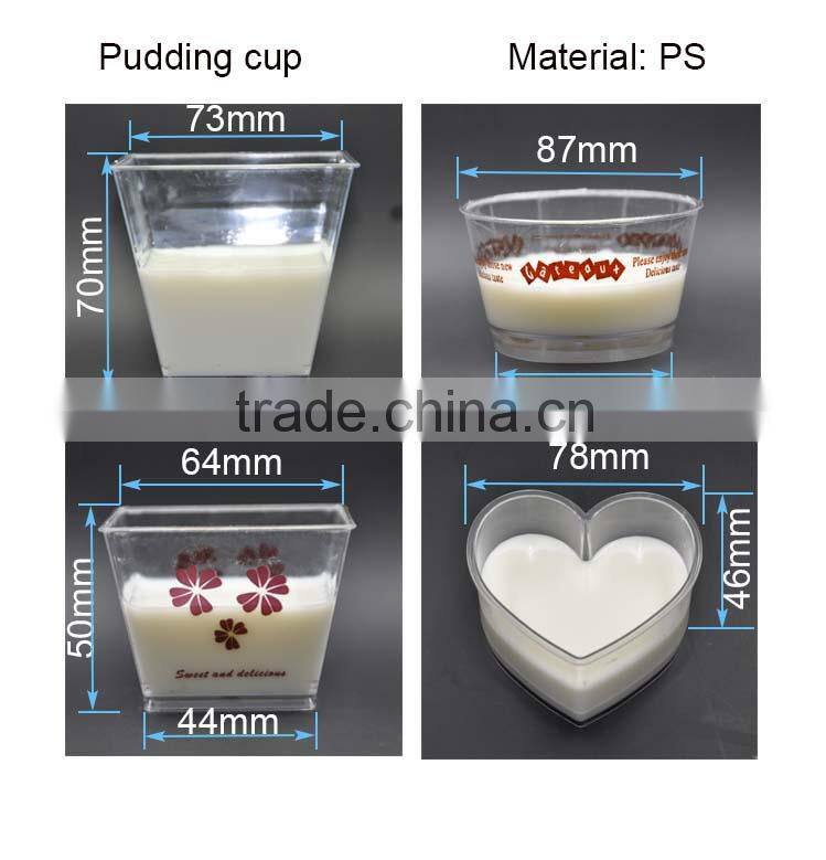 cup plastic ,pudding cup