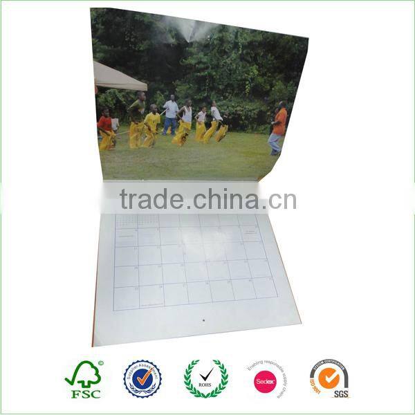 Wall calendar printing