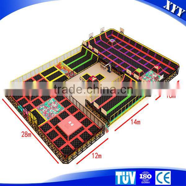 Indoor jumping bed trampoline park for kids and teenagers