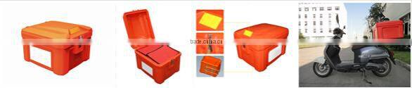 CE, FDA approval PE plastic delivery box for fast food, for restaurant use