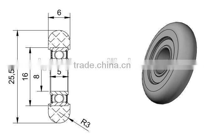 High Precision sliding shower sliding garage kitchen cabinet roller shutter door