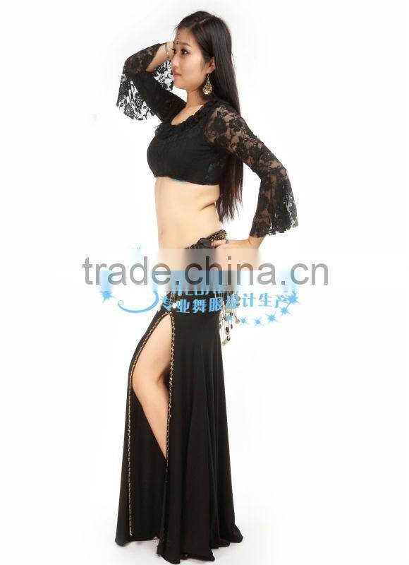 SWEGAL belly dance costumes top and skirt dance dress wear SGBDT13062