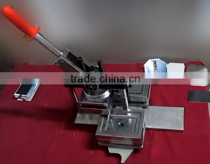 115*40mm metal rectangle Fridge Magnet Making Machine