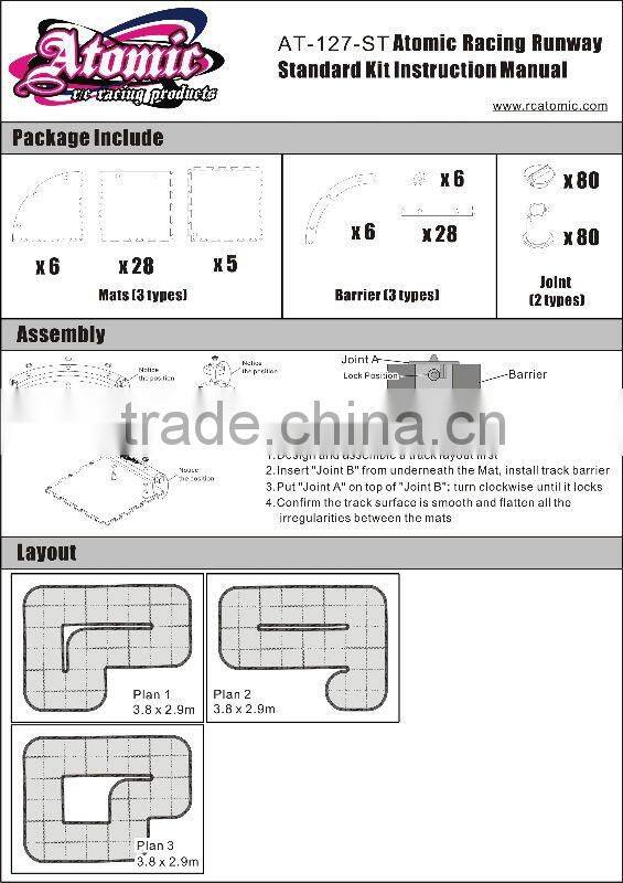 Factory direct offer World MINIZ cup choosed rc race track