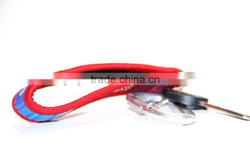 High quality factory supply price Neoprene key holders with a key ring magetic keychian key holder