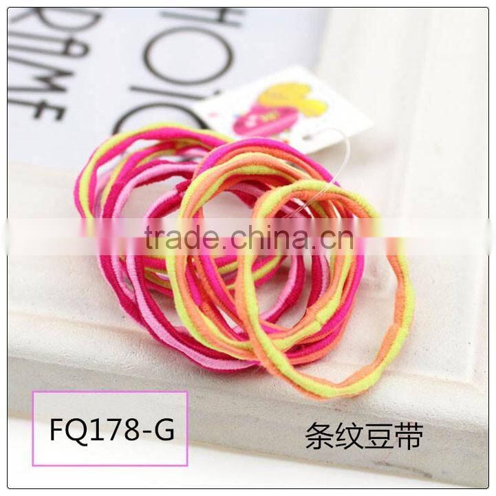 Kid's elastic hair bands, ponytail holders