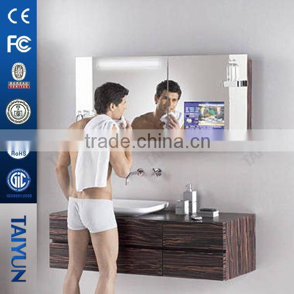 42 Inch Indoor Magic Mirror Advertising Screen Used In W.c.with Wifi/3g And Android Os