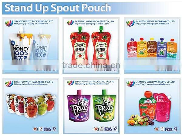 Colorful printing Pet Dog Shampoo Packaging Spout Pouch doypack For PET Food Bag