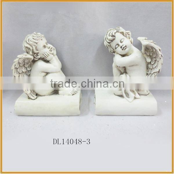 indoor resin sitting angel statues