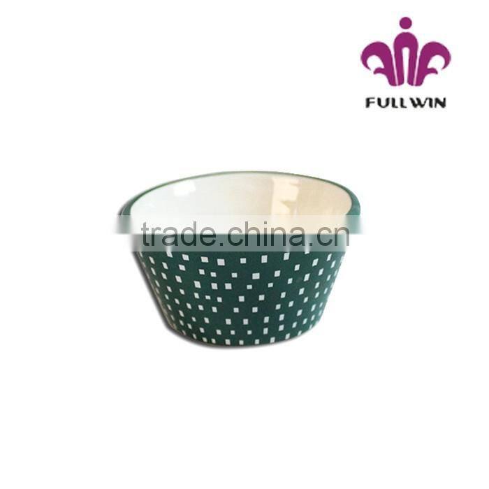 Promotional Gift With Christmas Design Ceramic Christmas Candy Bowl , Ceramic Chafing Bowl