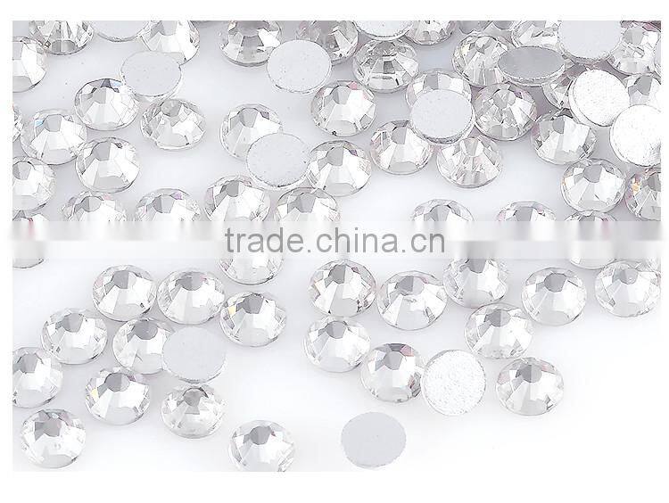 1440pcs SS3 to SS40 Clear Crystal Stone flatback Nail Art Rhinestone