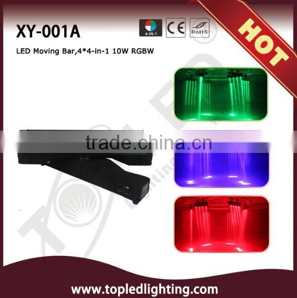 4* 4 in 1 68W LED Linear Beam Moving Head Bar Light 4x10W RGBW