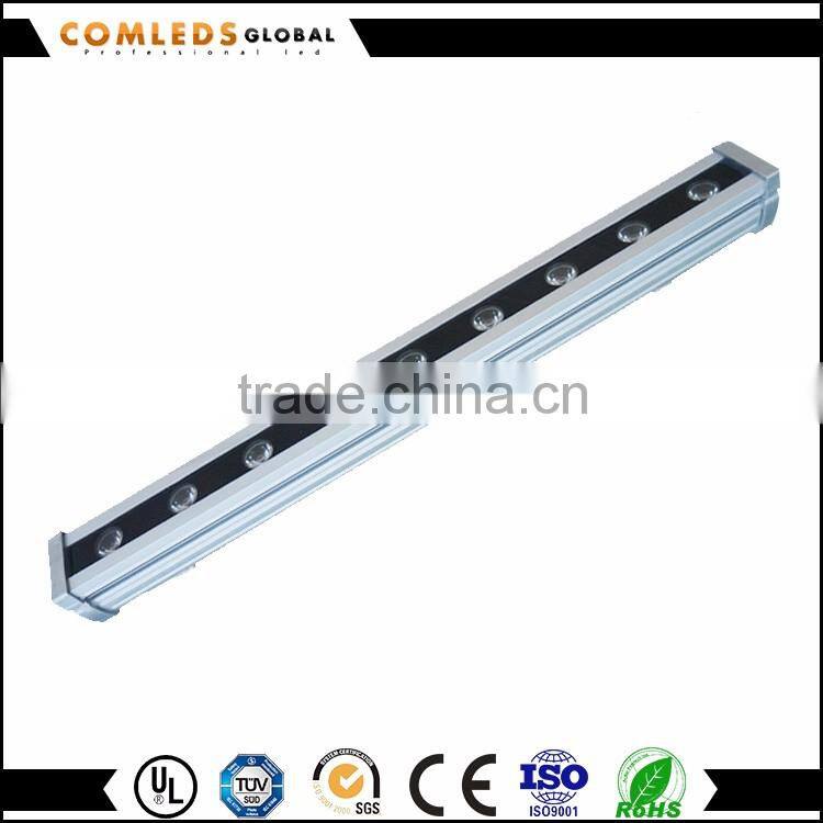 ip68 led wall washer rgb dmx light bar , wall wash outdoor rgb led