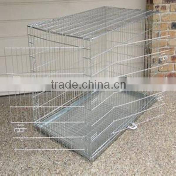 hot sale metal two doors dog cage