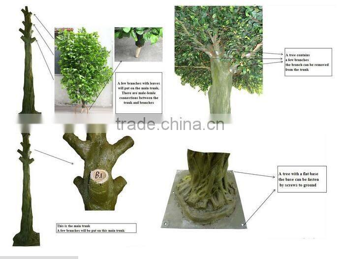 wholesale artificial trees fiber banyan ficus tree