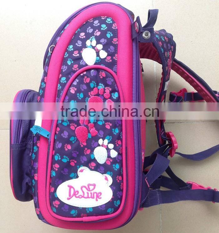 Primary kids cartoon school backpack child girls school bag