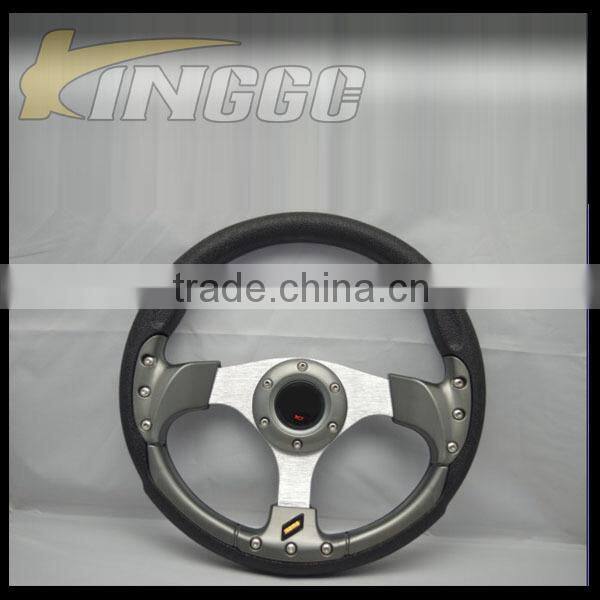 Auto Universal 13 Inch Racing Car Go-Kart Drifting Steering Wheel PU