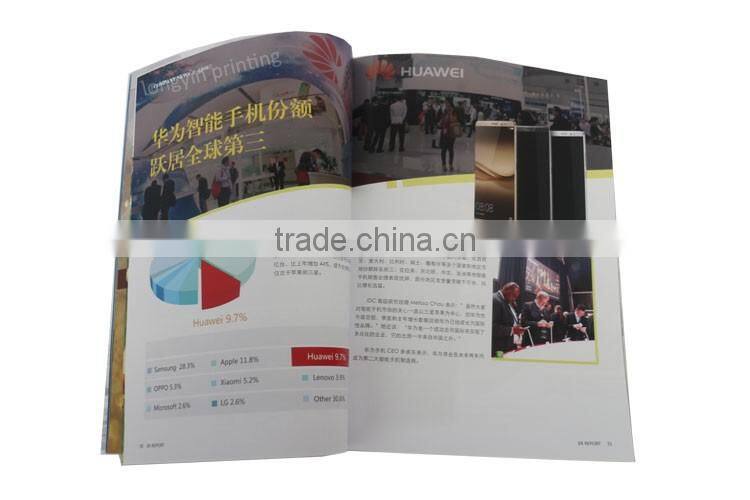 Full color printed custom cheap magazine, photo album printing