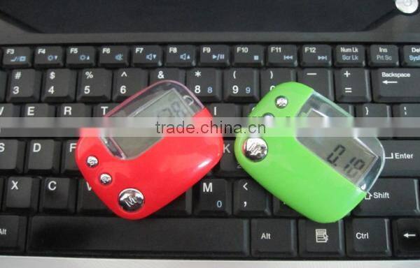 3 Buttons Multifunctional Digital Pedometer with Calculating calories and distance